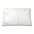ehomegoods - Shredded Memory Foam Pillow for Sleeping - Medium Firm Support for Neck, Back & Shoulders - Perfect for Side Sleepers, Pregnancy, Dorms & Travel - USA Made Quality