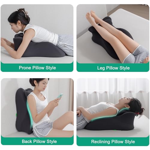 SheRest Adjustable Headrest Reading Pillow for Bed Adults