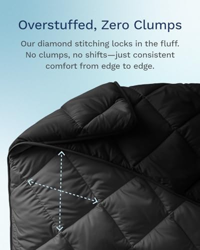 ViscoSoft Essentials Reversible Down Alternative Quilted Comforter with Corner Tabs–All-Season, Plush Microfiber Fill, Machine Washable