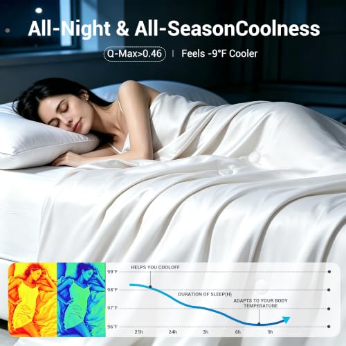 SheRest Cooling Comforter,Lightweight Breathable Cool Quilt for Hot Sleepers,Prevent Night Sweats,Soft Comfortable All Season Cooling Bed Blanket for Summer