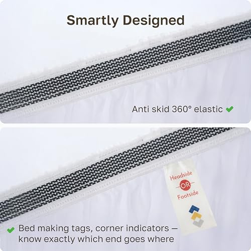California Design Den 100% Organic Cotton Fitted Sheet Only - Percale Deep Pocket Fitted Sheet, Lightweight, Snug-Fit, Crisp, Durable