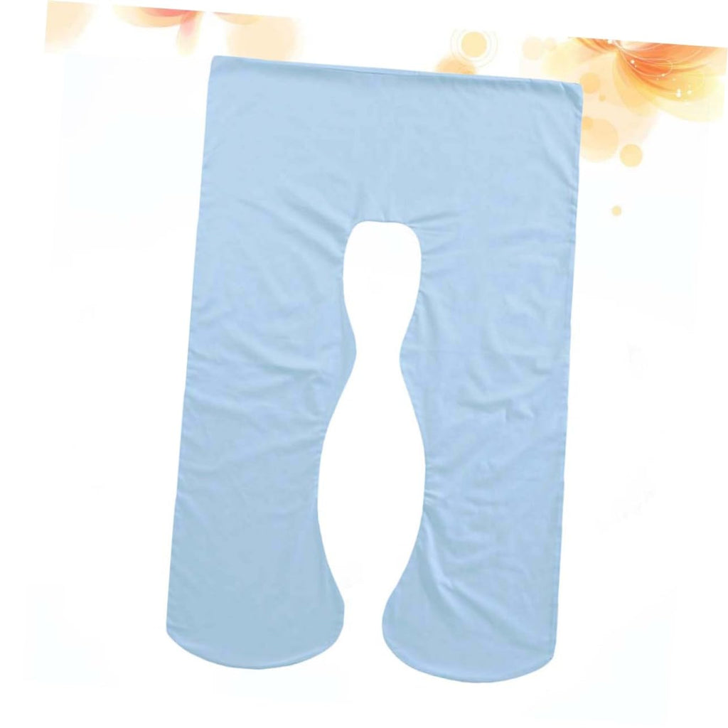 MERRYHAPY U-Shaped Pillowcase for Pregnant Women Soft Knit Easy Zipper Machine Washable Durable Cover for Pregnancy Pillow