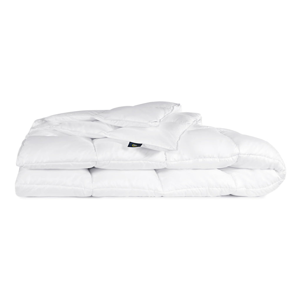 SERTA Down Illusion Hypoallergenic Down Alternative Comforter with Corner Loops