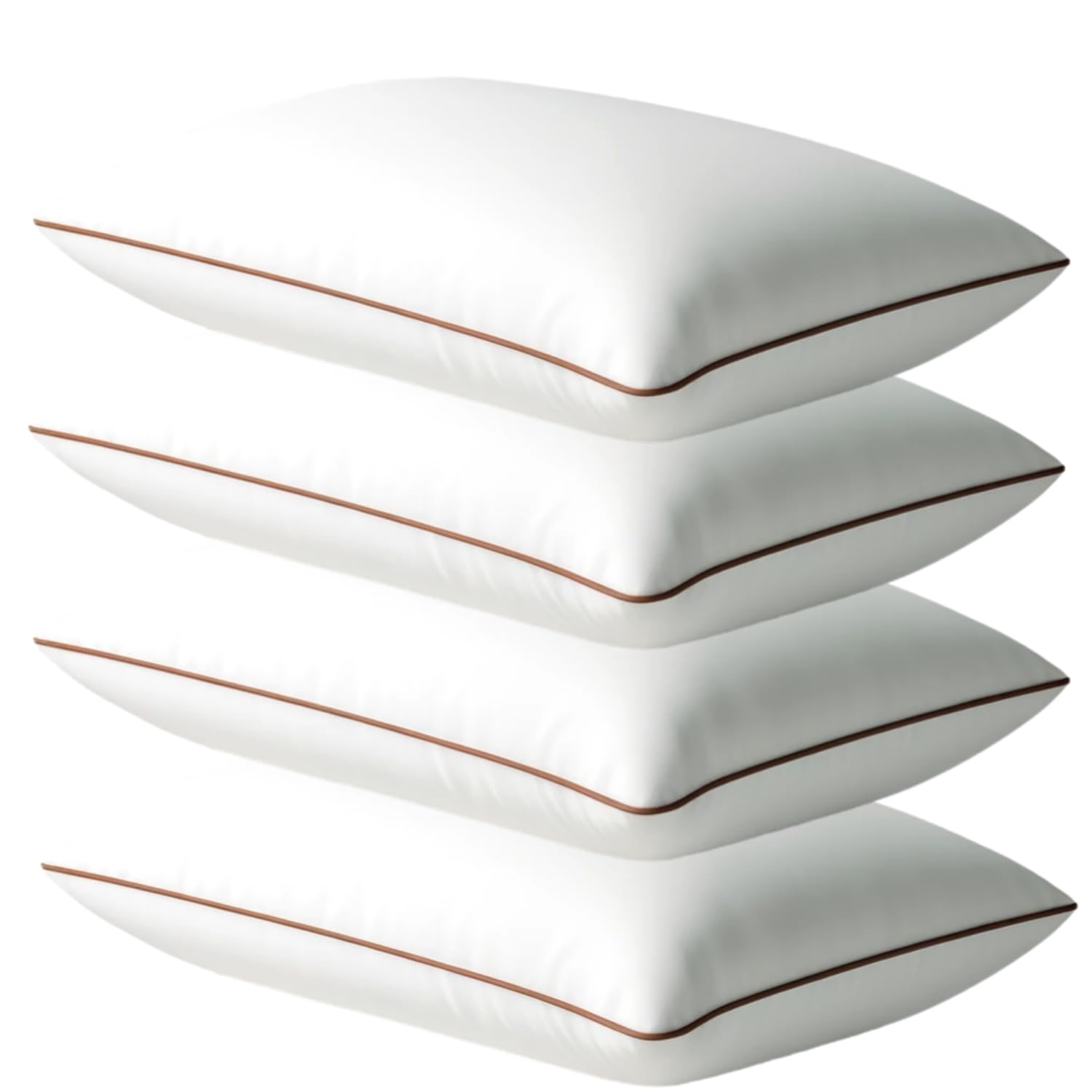 Fabornus Luxury Hypoallergenic Sleeping Bed Pillows - Soft and Supportive - Premium Down Alternative Fill - Ideal for Side, Back, and Stomach Sleepers