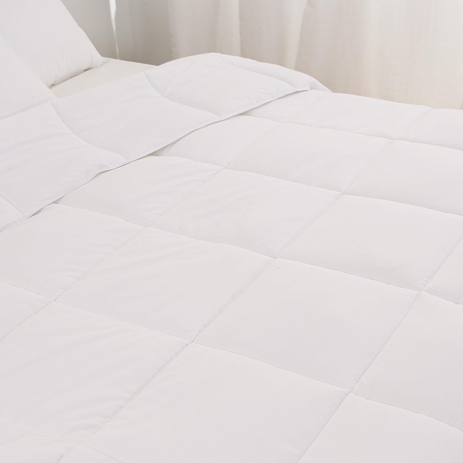 Dorrin Nessin Down Alternative Comforter All Season Duvet Insert,Double Brushed Microfiber Quilt Cover, Box Stitched with Corner Tabs