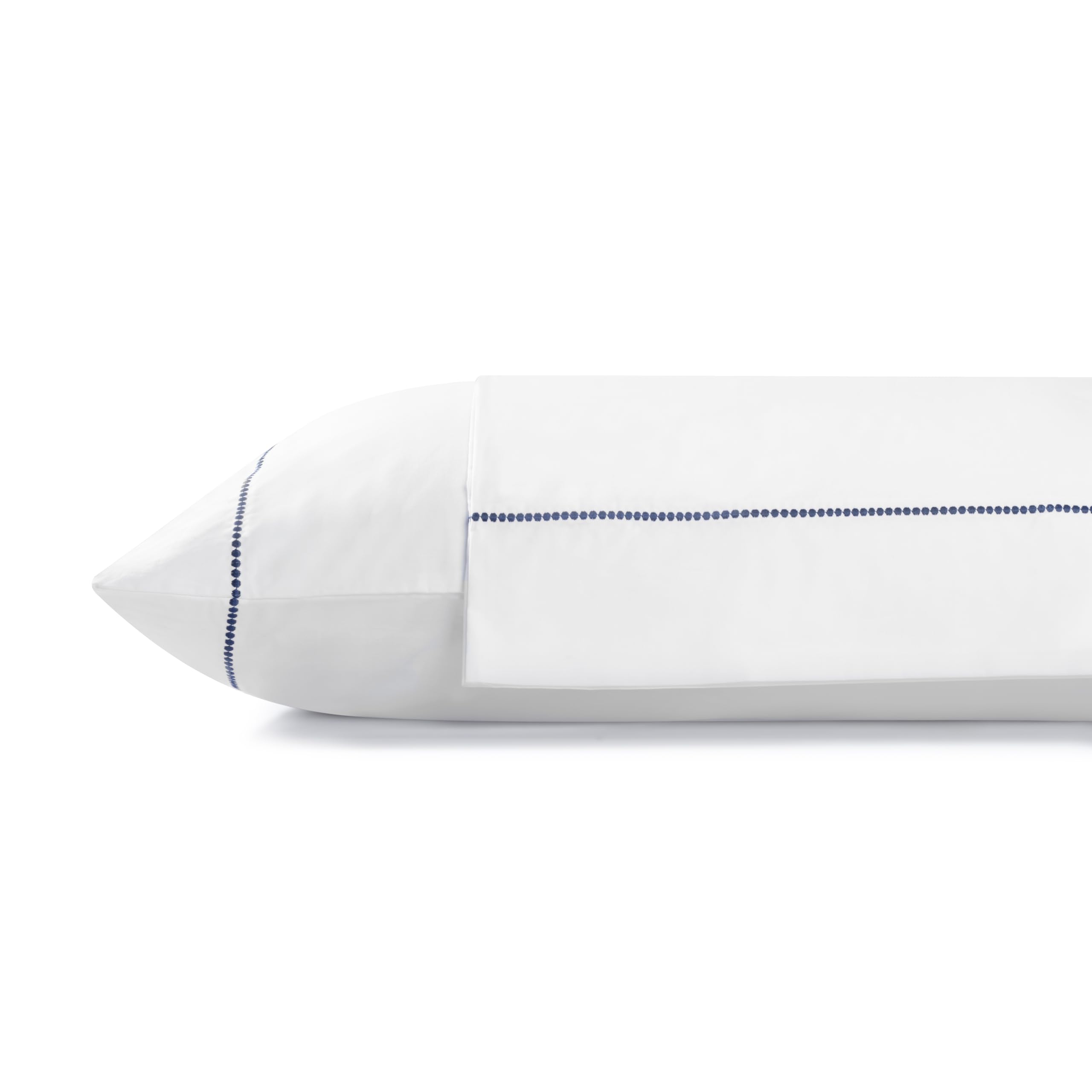 100% Cotton Percale Pillowcases,2 Pieces of Pillow Case, Crisp and Cool Strong Bed Linen