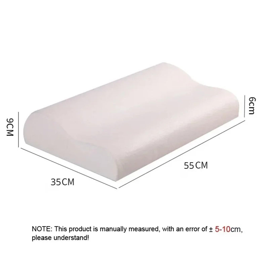 LNJMRU Latex Pillow Natural Latex Pillow Remedial Neck Protect Vertebrae Health Care Orthopedic Pillow Natural Latex Pillow Latex Sleeping Bed Pillow
