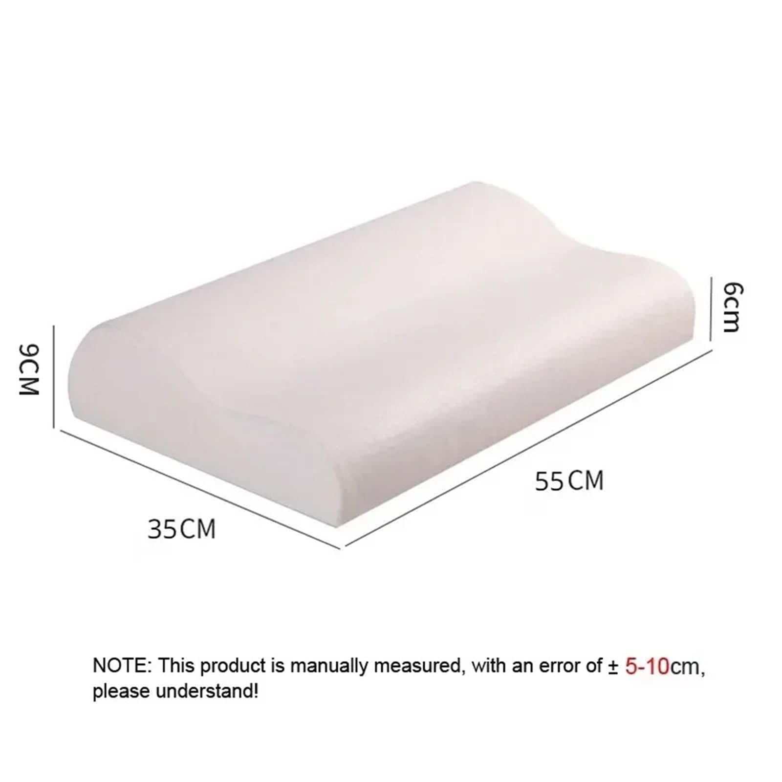 LNJMRU Latex Pillow Natural Latex Pillow Remedial Neck Protect Vertebrae Health Care Orthopedic Pillow Natural Latex Pillow Latex Sleeping Bed Pillow