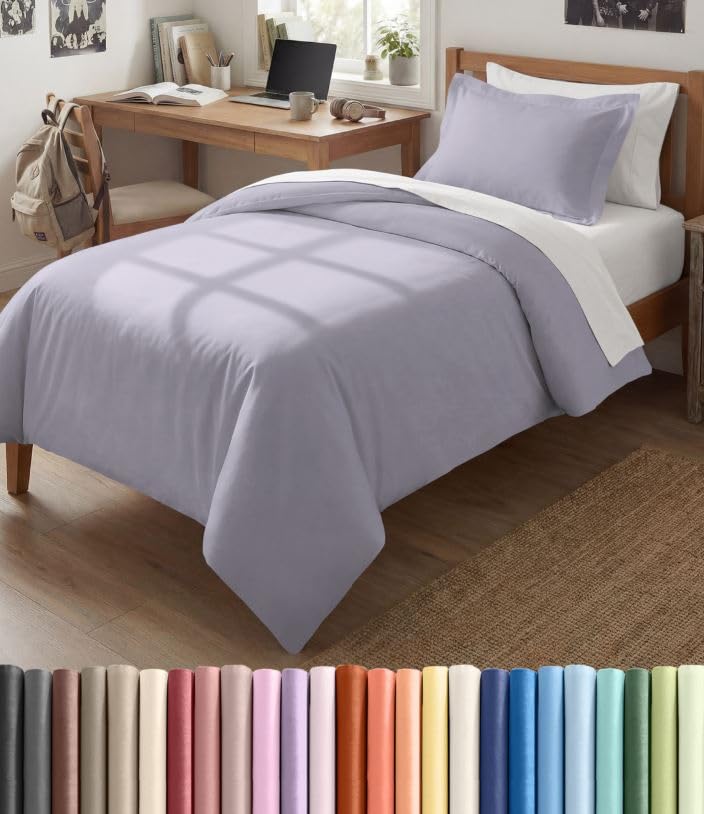 CGK Unlimited Duvet Cover - Extra Soft Duvet Cover with Pillow Shams for Women, Men, Kids & Teens - Comfy, Breathable, Hotel Luxury w/Zipper Closures & Ties