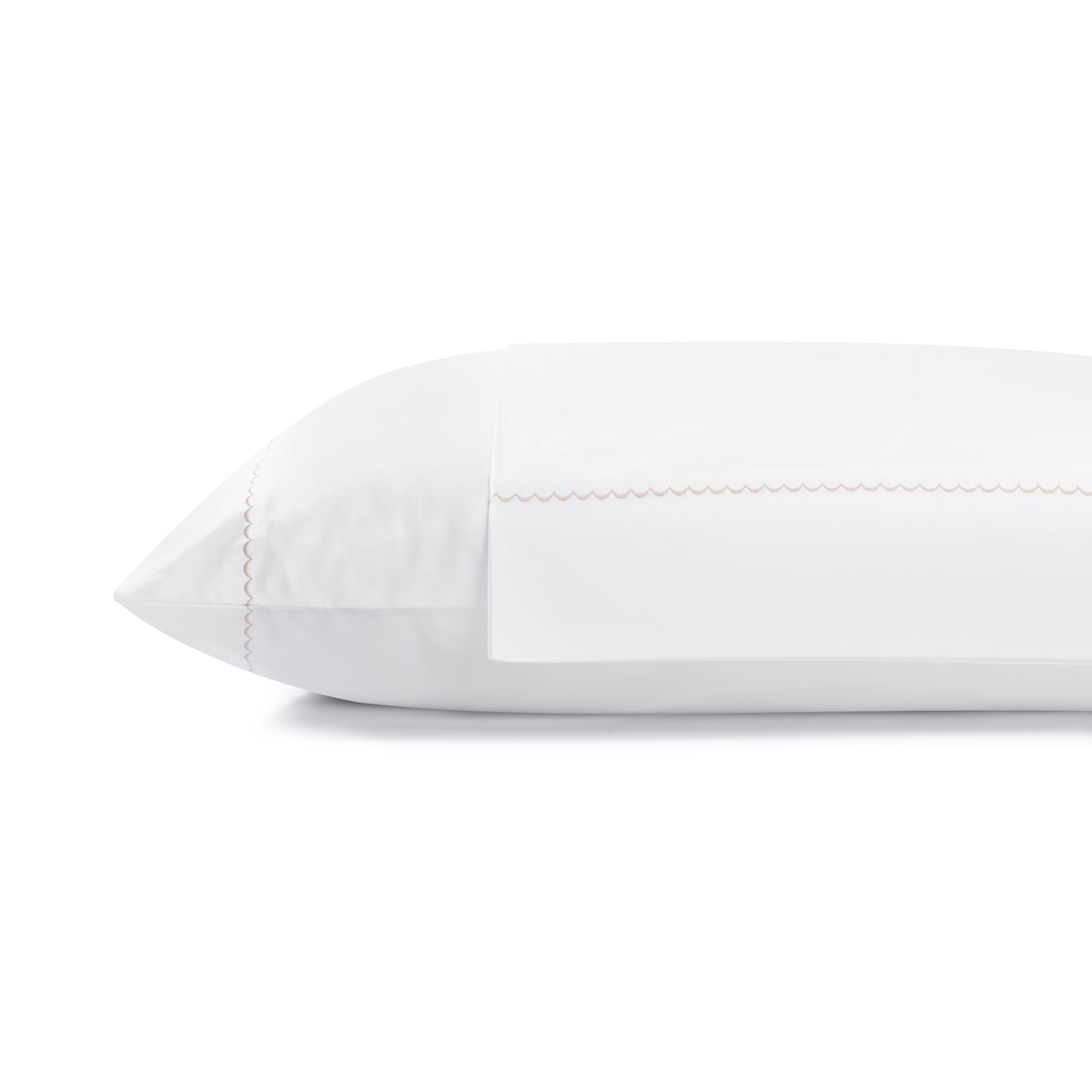 100% Cotton Percale Pillowcases,2 Pieces of Pillow Case, Crisp and Cool Strong Bed Linen