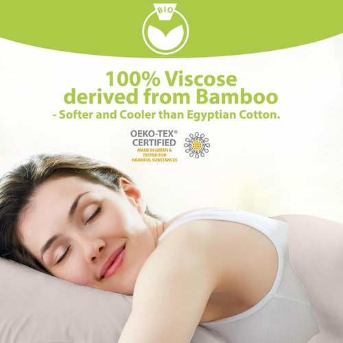 BAMPURE Luxury Bamboo-Viscose Cooling Sheet Set