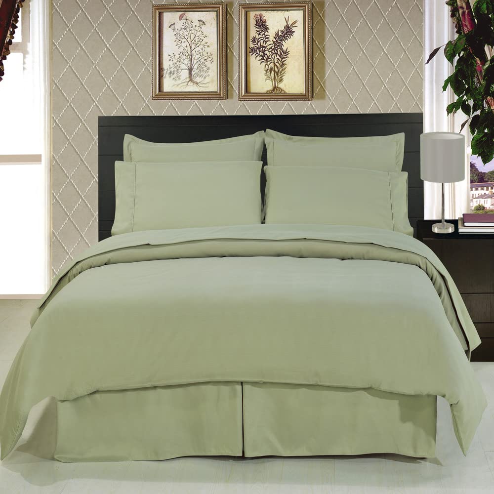 Royal Hotel 300TC Cotton Sateen 7-Piece Bedding Set