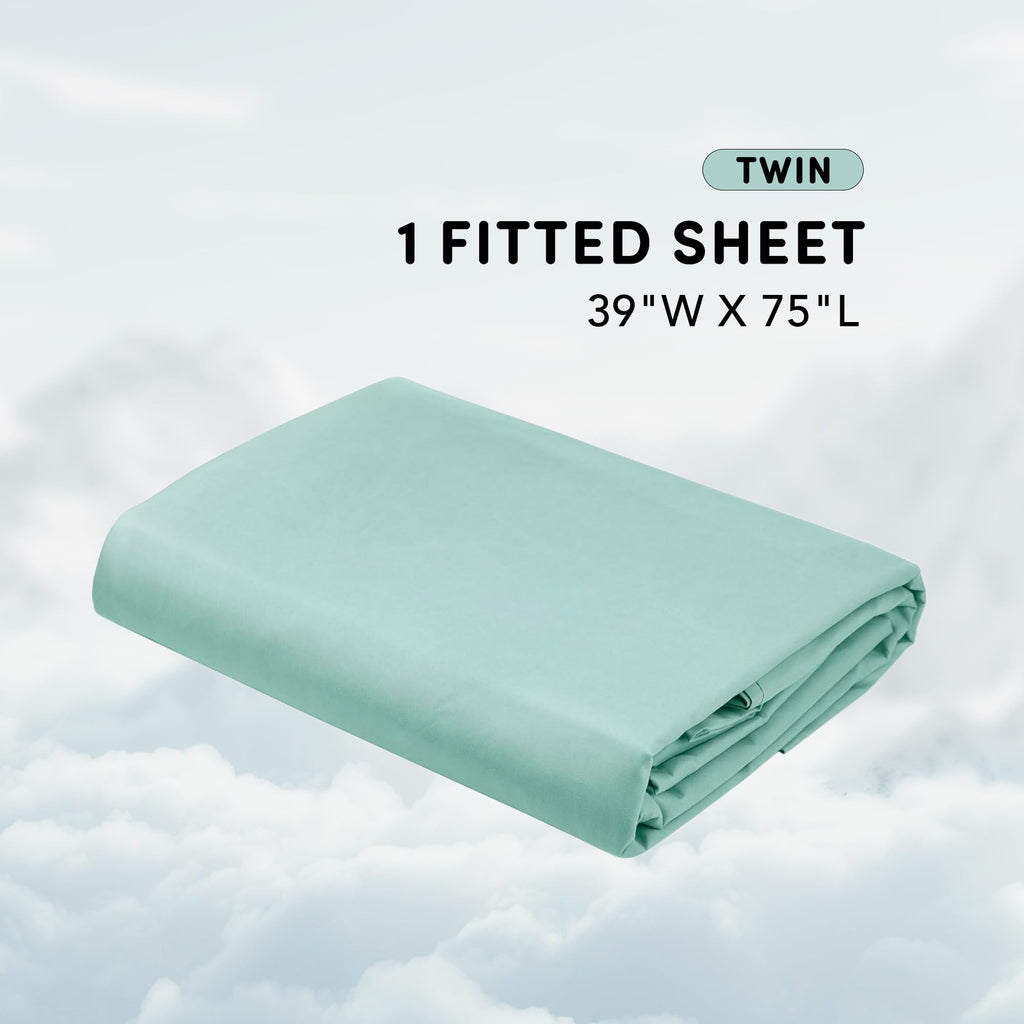 All Around Elastic-Warm Weather for Night Sweats Coolmax Cooling Sheets Moisture Wicking Super Soft