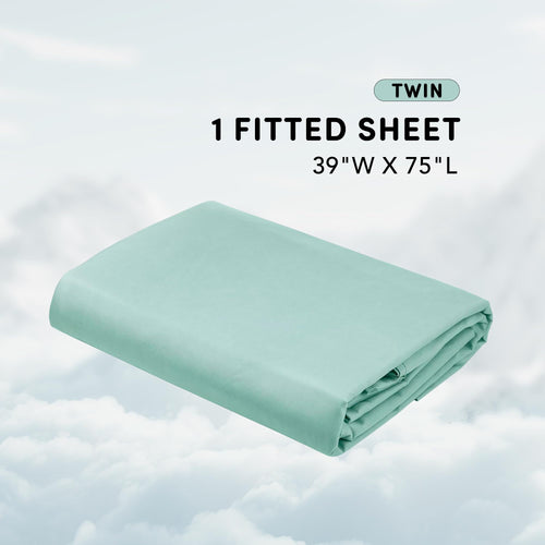 All Around Elastic-Warm Weather for Night Sweats Coolmax Cooling Sheets Moisture Wicking Super Soft