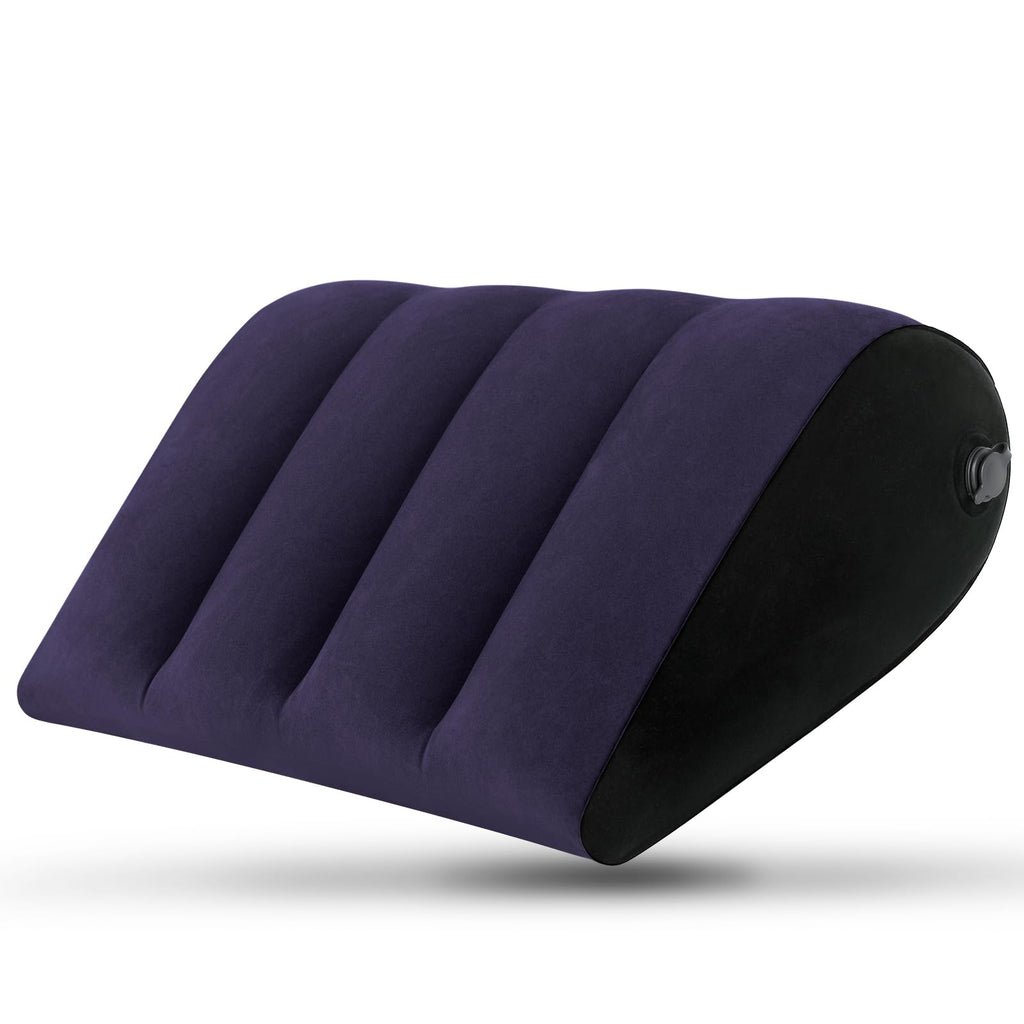 JCDOBEST JDOBEST Portable Inflatable Wedge Pillow,Body Positioner for Sleep Support, Adjustable Travel Cushion, Lightweight Adjustable Bed/Leg Support Pillow