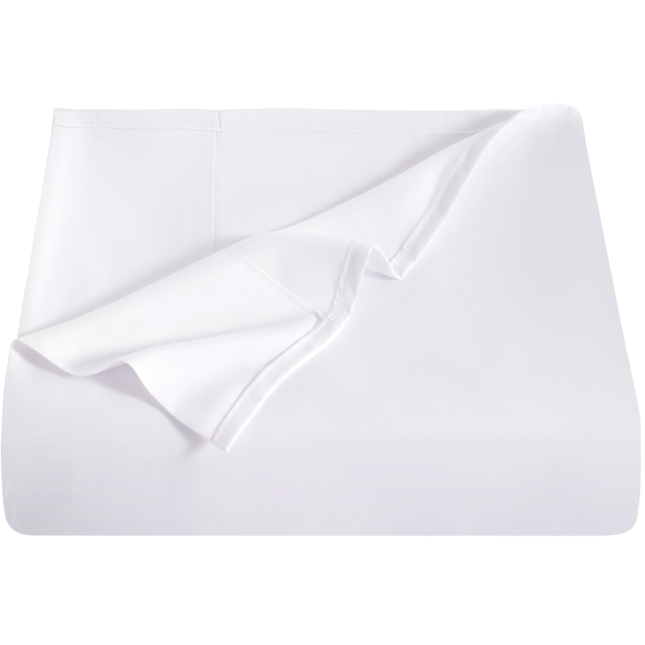 NTBAY Microfiber Bedding Flat Sheet, Ultra Soft and Wrinkle, Fade, Stain Resistant Top Sheet