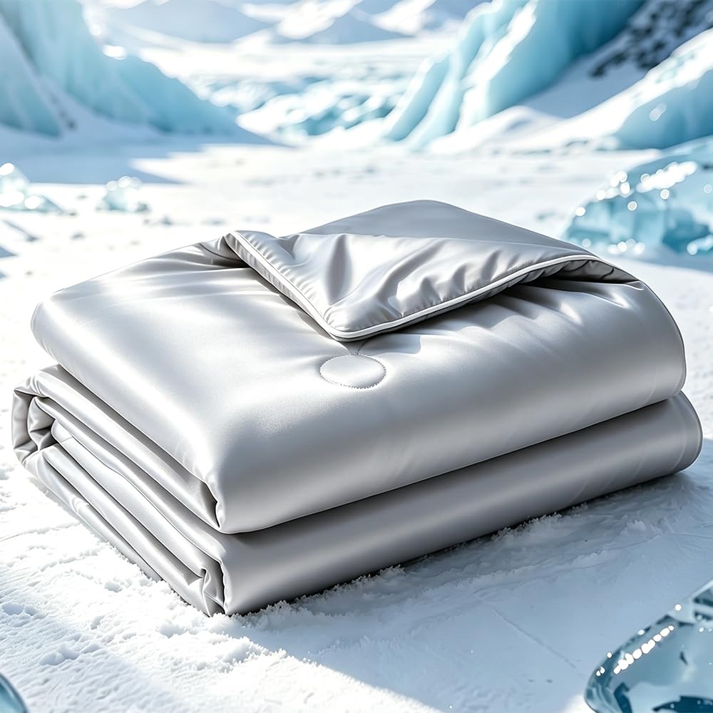 SheRest Cooling Comforter,Lightweight Breathable Cool Quilt for Hot Sleepers,Prevent Night Sweats,Soft Comfortable All Season Cooling Bed Blanket for Summer