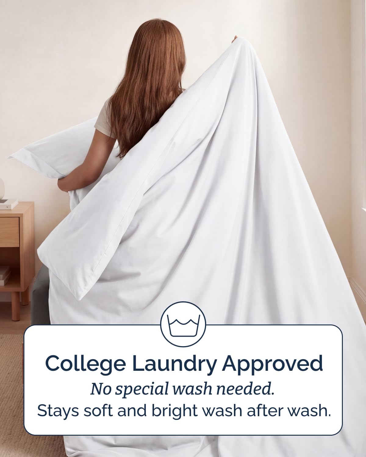 CGK Unlimited Duvet Cover - Extra Soft Duvet Cover with Pillow Shams for Women, Men, Kids & Teens - Comfy, Breathable, Hotel Luxury w/Zipper Closures & Ties