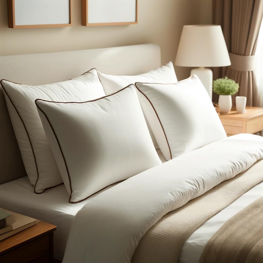Fabornus Luxury Hypoallergenic Sleeping Bed Pillows - Soft and Supportive - Premium Down Alternative Fill - Ideal for Side, Back, and Stomach Sleepers