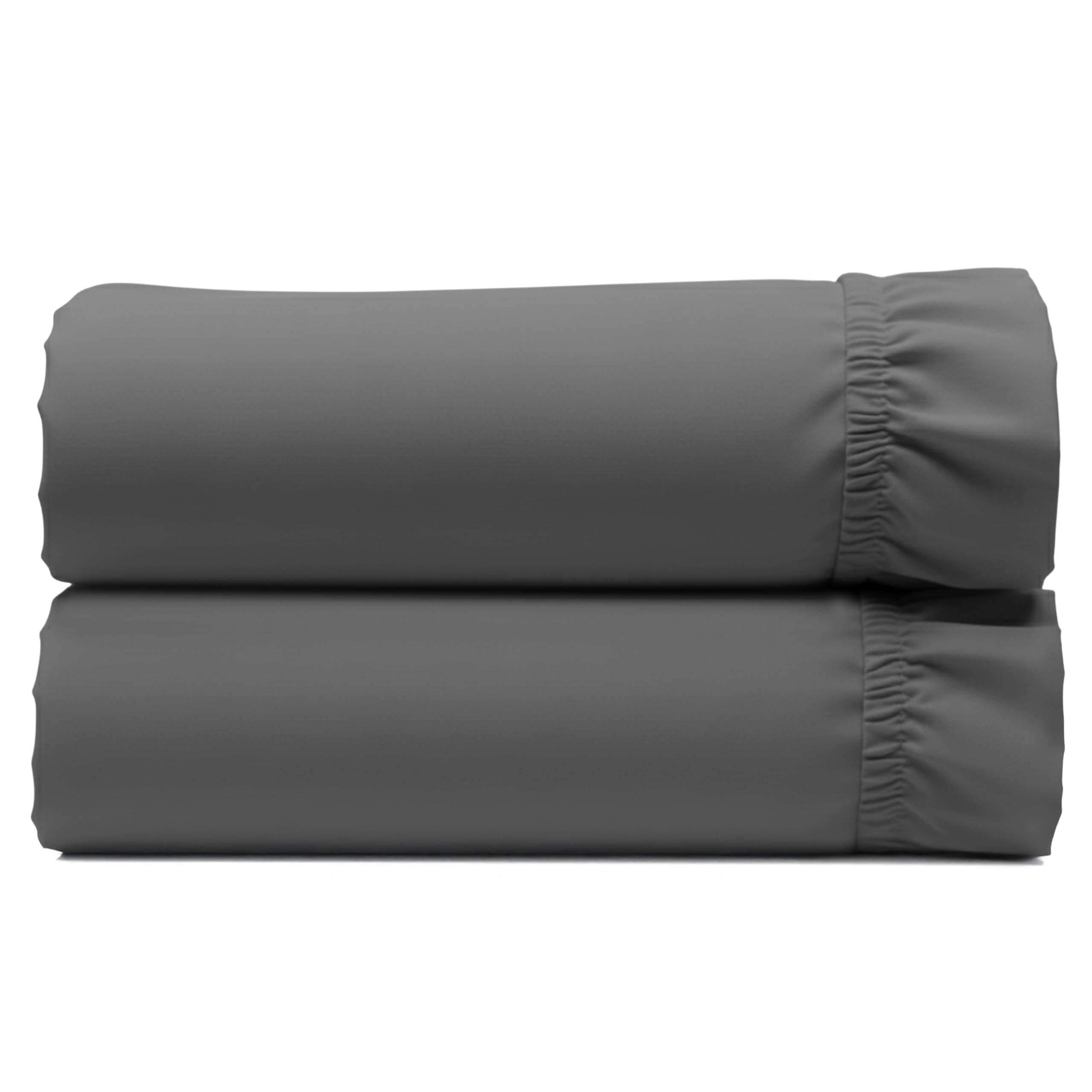 California Design Den 400 Thread Count Fitted Sheet 100% Cotton Sateen, Deep Pocket, Soft & Cooling.