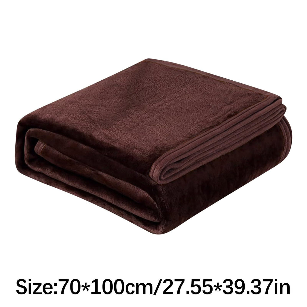 Lightweight Microplush Fleece Throw Blanket, 70 x 100 cm