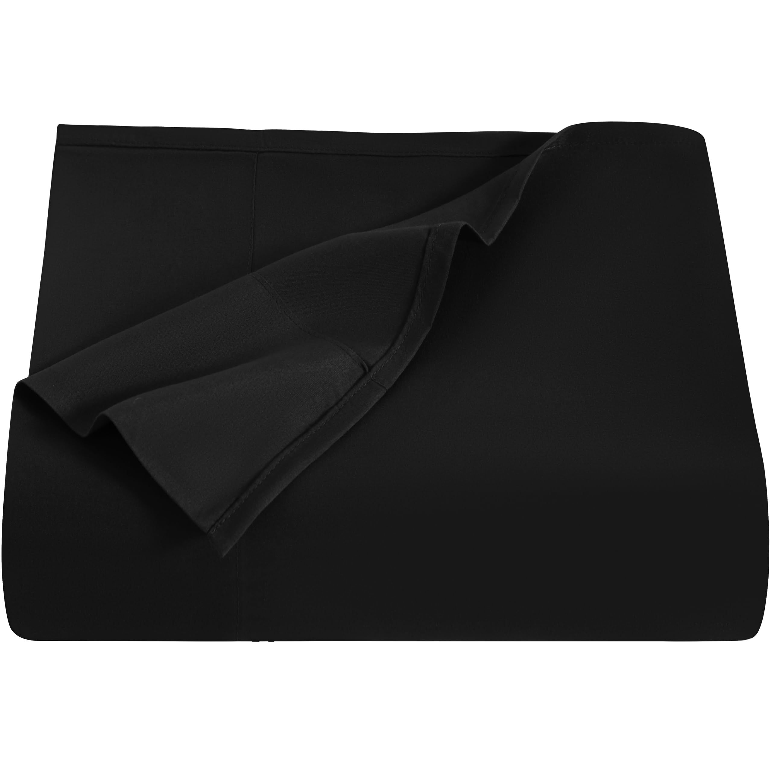 NTBAY Microfiber Bedding Flat Sheet, Ultra Soft and Wrinkle, Fade, Stain Resistant Top Sheet