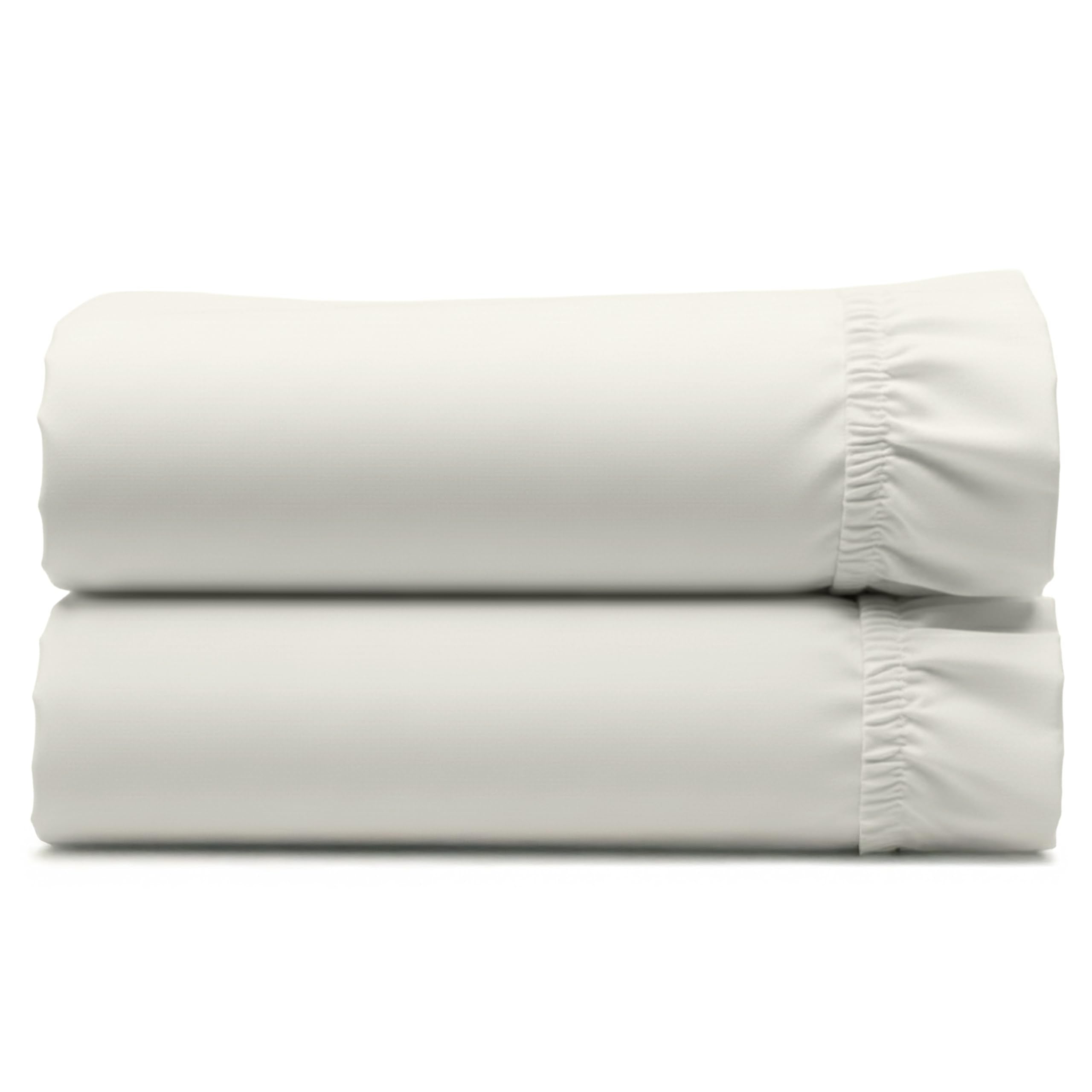 California Design Den 400 Thread Count Fitted Sheet 100% Cotton Sateen, Deep Pocket, Soft & Cooling.