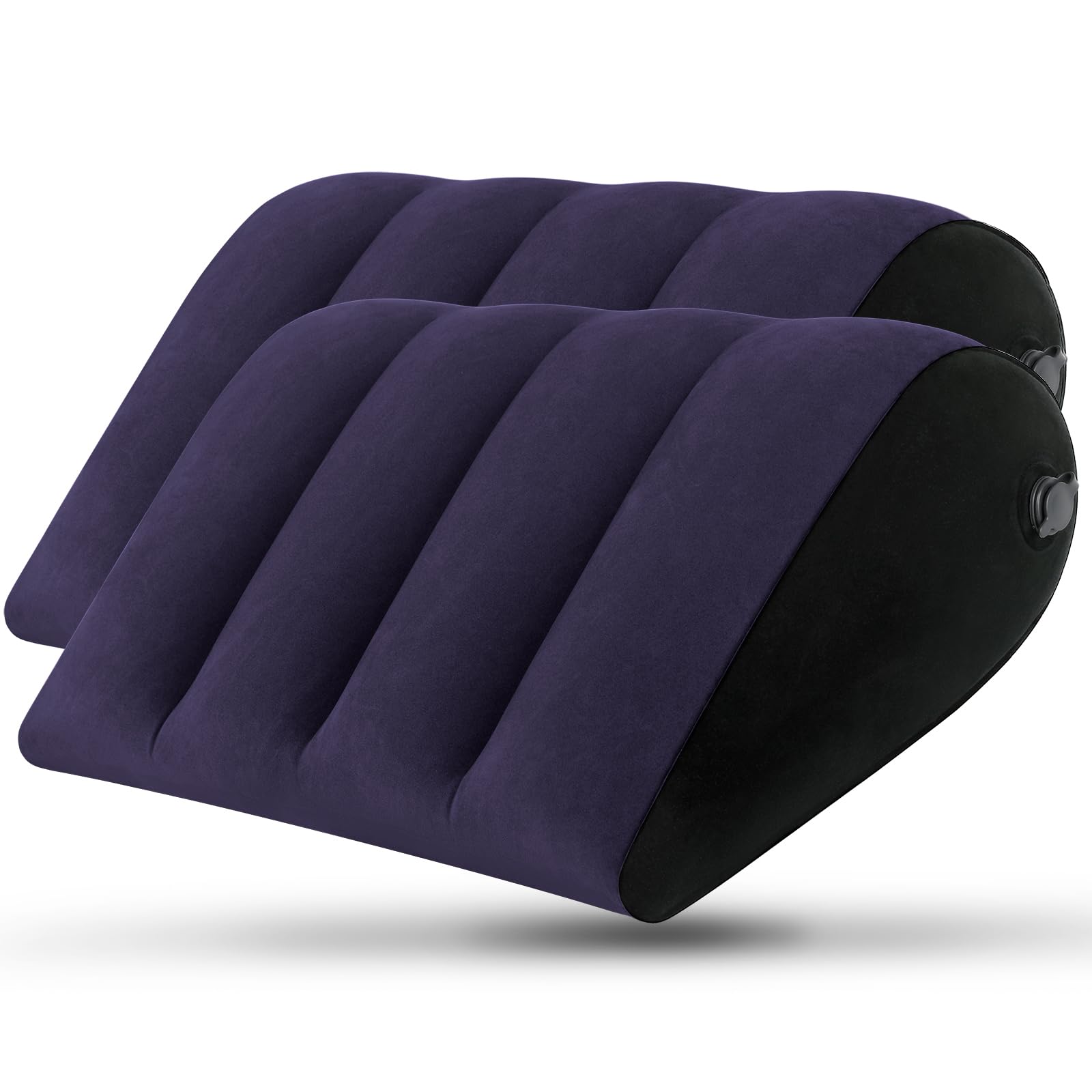JCDOBEST JDOBEST Portable Inflatable Wedge Pillow,Body Positioner for Sleep Support, Adjustable Travel Cushion, Lightweight Adjustable Bed/Leg Support Pillow