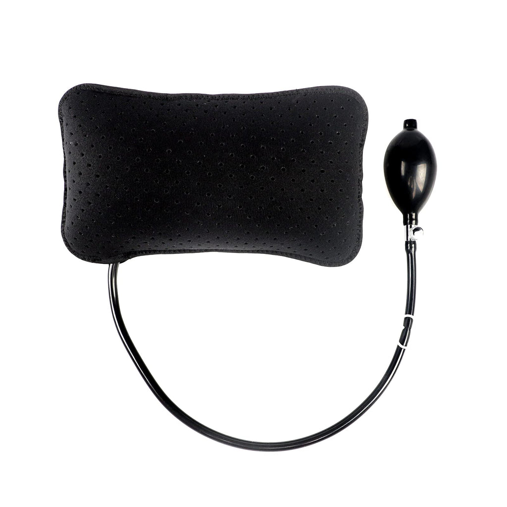 Inflatable Lumbar Support Pillow, Inflatable Back Support Pillow for Lower Back Pain, Lumbar Support Cushion Lower Back Support Cushion with Pump for Car, Office Chair, Home, Travel, Camping, Sleeping
