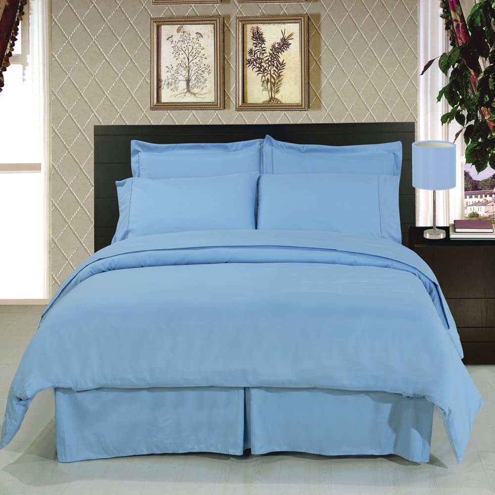 Royal Hotel 300TC Cotton Sateen 7-Piece Bedding Set