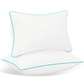 ezepilw Bed Pillows for Sleeping, Down Alternative Fill, Supportive Comfort, Hotel Style, Machine Washable, for Side Back Stomach Sleepers
