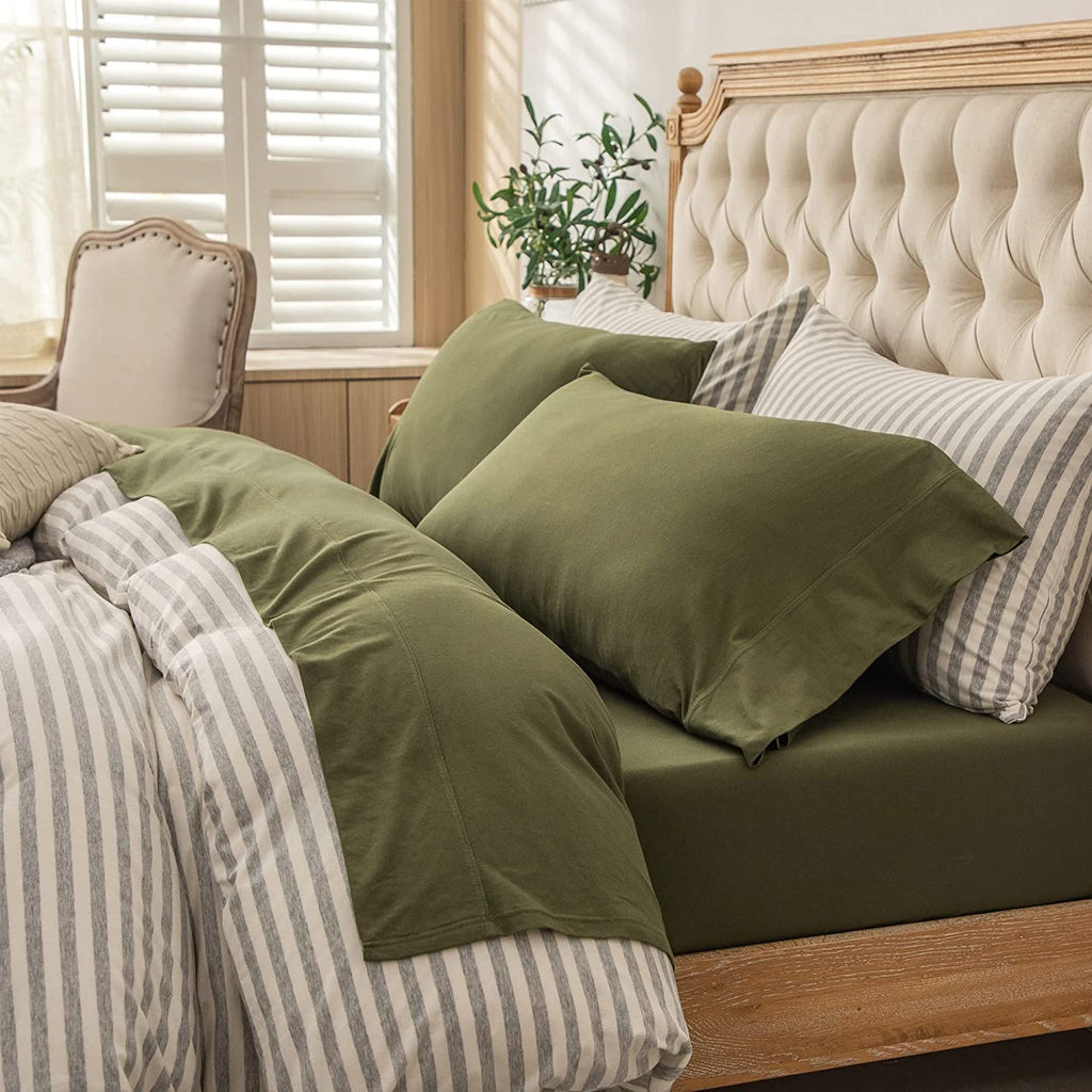 PURE ERA Jersey Knit Sheet Set