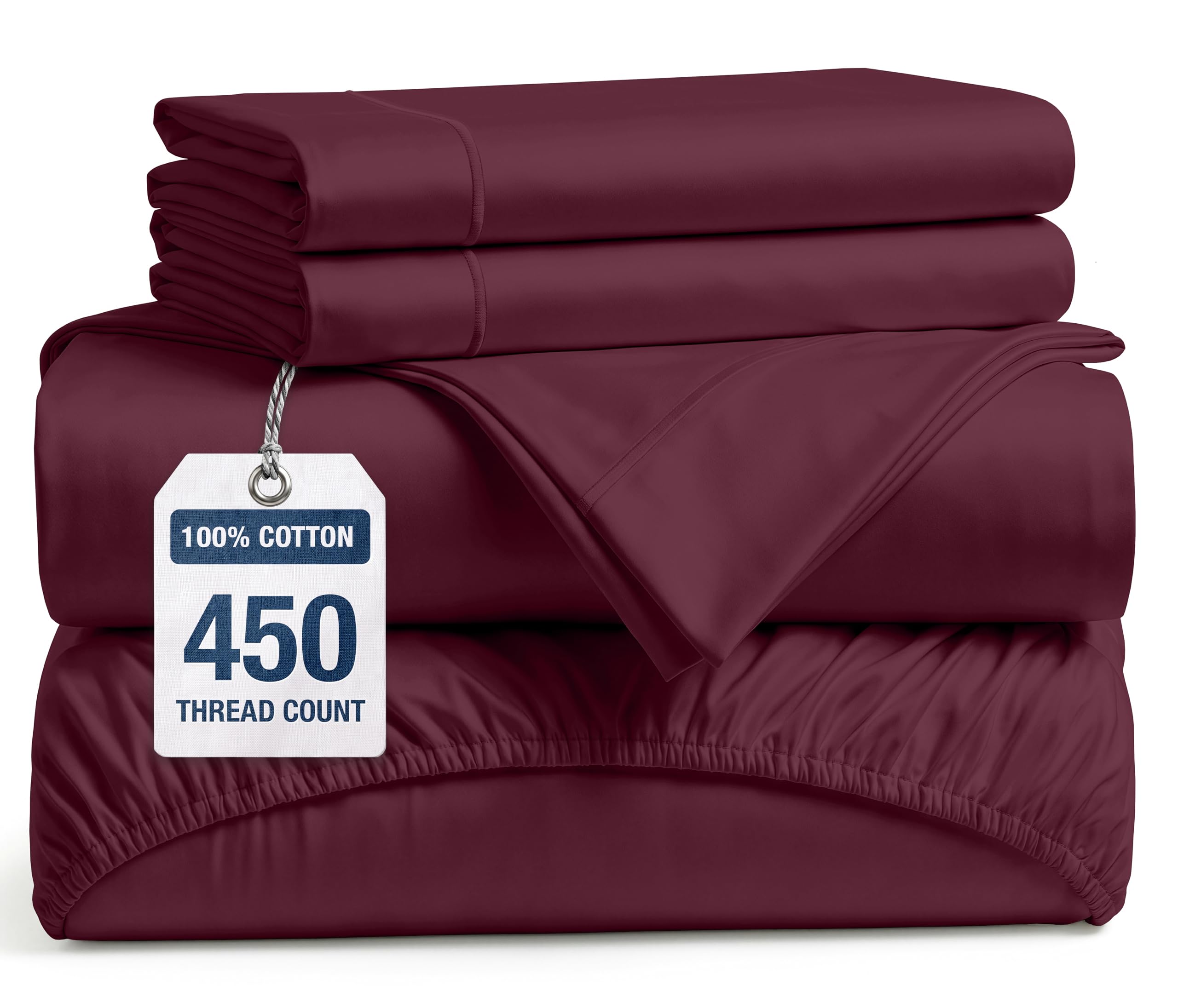 100% Cotton Sateen 500TC Sheet Set - Moonstruck