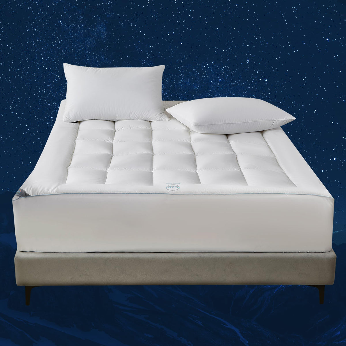 Sleep Climate Temperature-Regulating Pillow-Top Mattress Topper