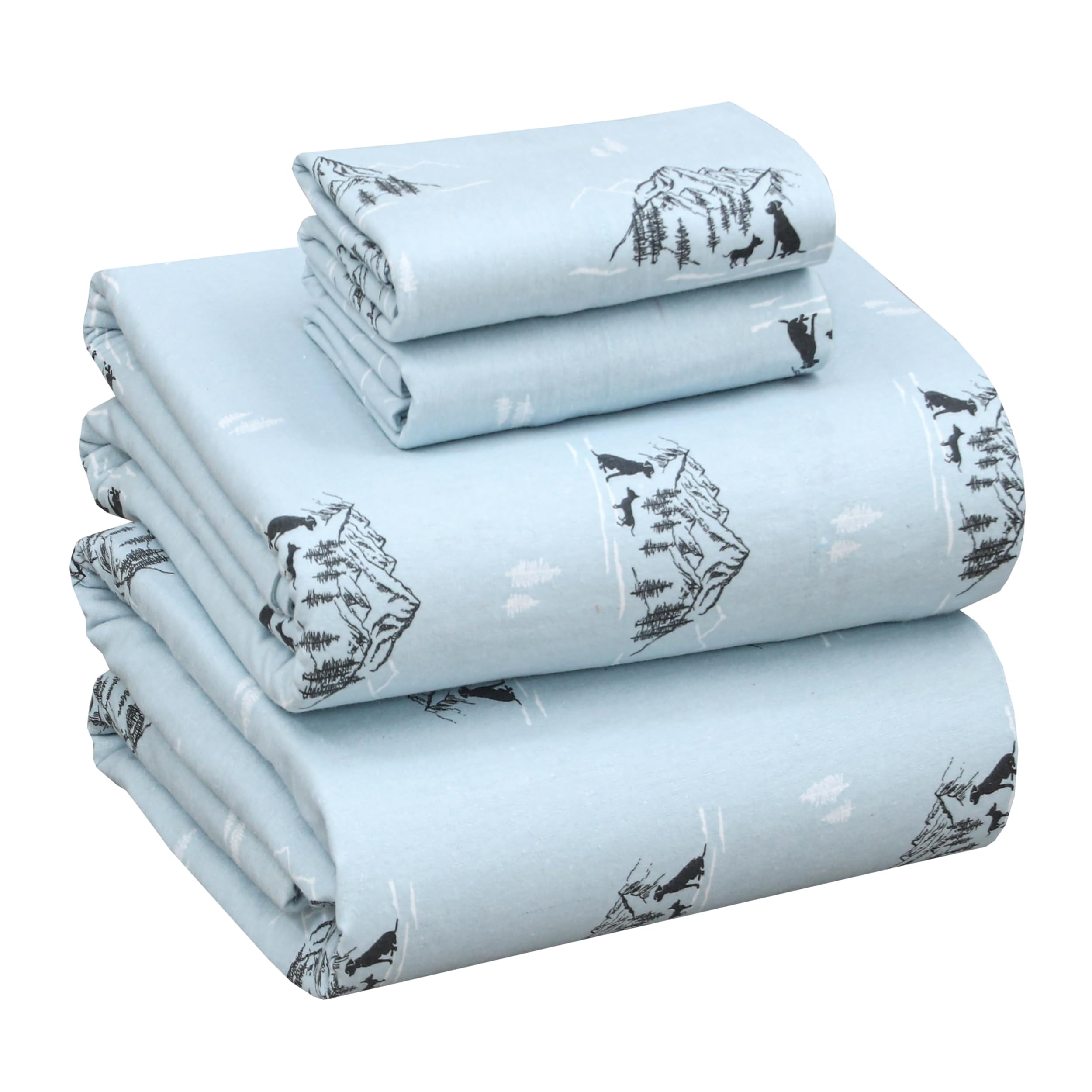 RUVANTI 100% Cotton Flannel Sheets Sets Main