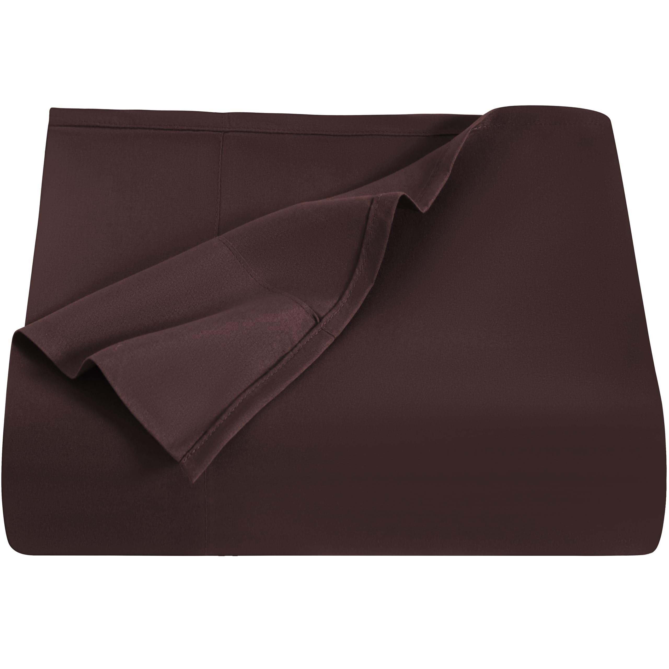 NTBAY Microfiber Bedding Flat Sheet, Ultra Soft and Wrinkle, Fade, Stain Resistant Top Sheet
