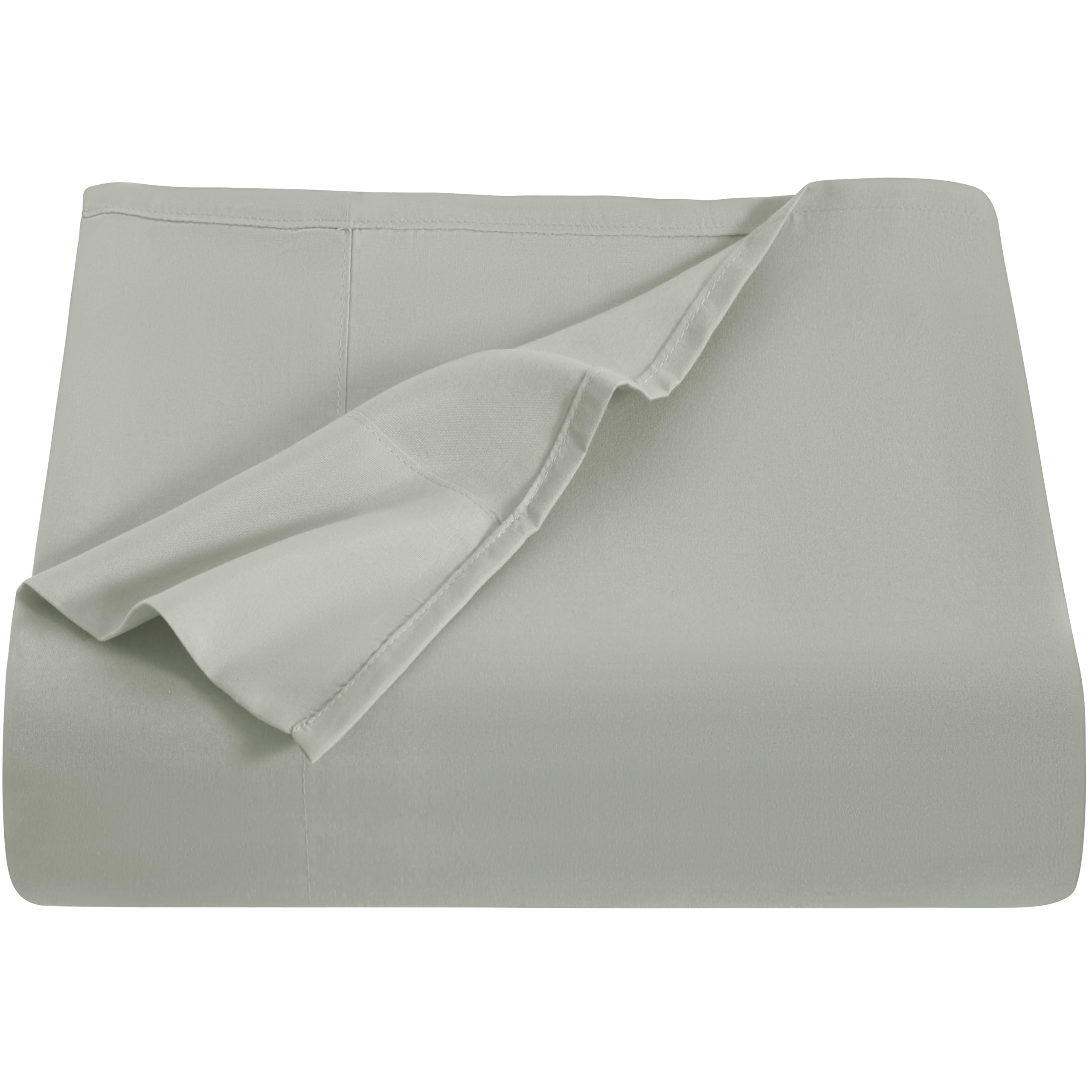NTBAY Microfiber Bedding Flat Sheet, Ultra Soft and Wrinkle, Fade, Stain Resistant Top Sheet