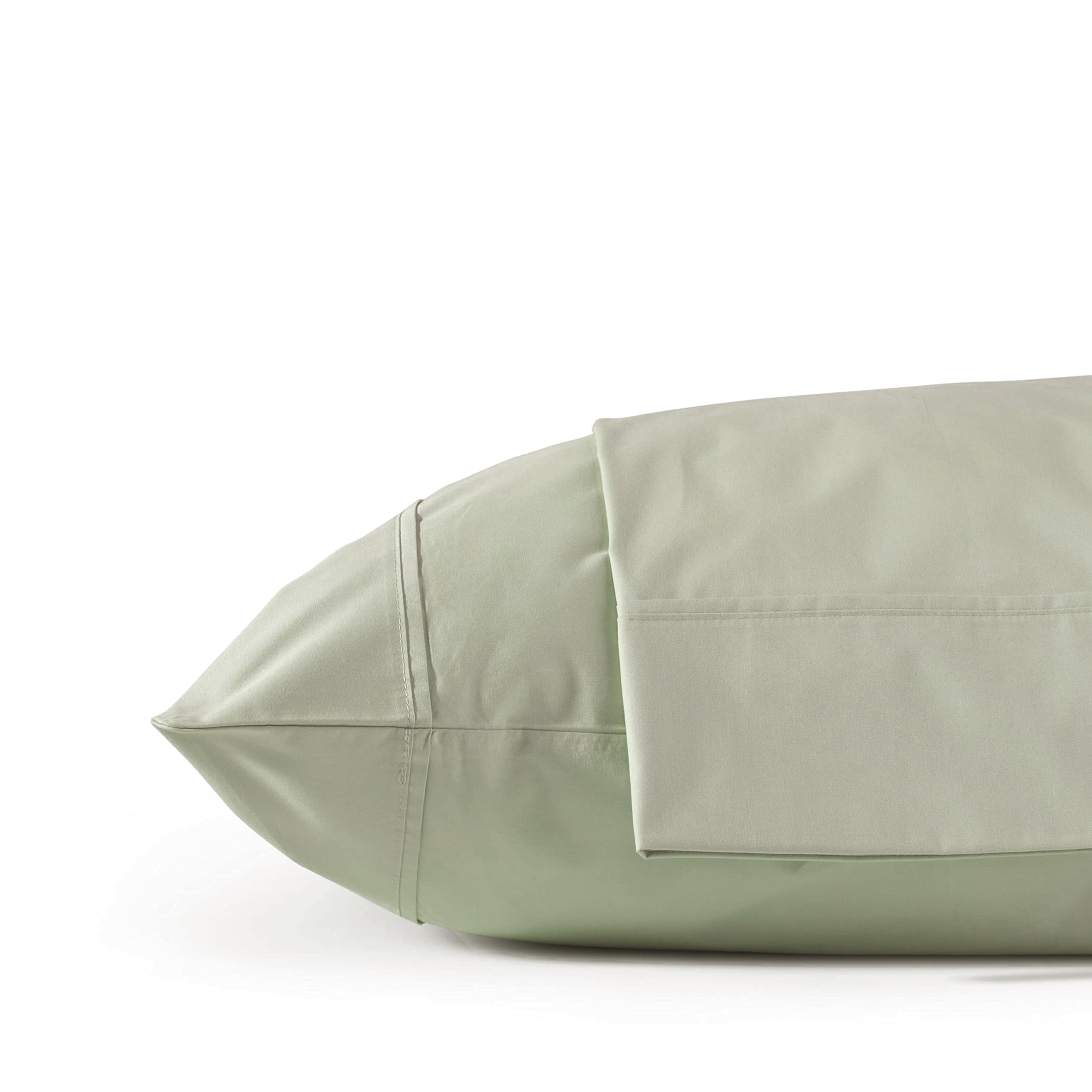 100% Cotton Percale Pillowcases,2 Pieces of Pillow Case, Crisp and Cool Strong Bed Linen