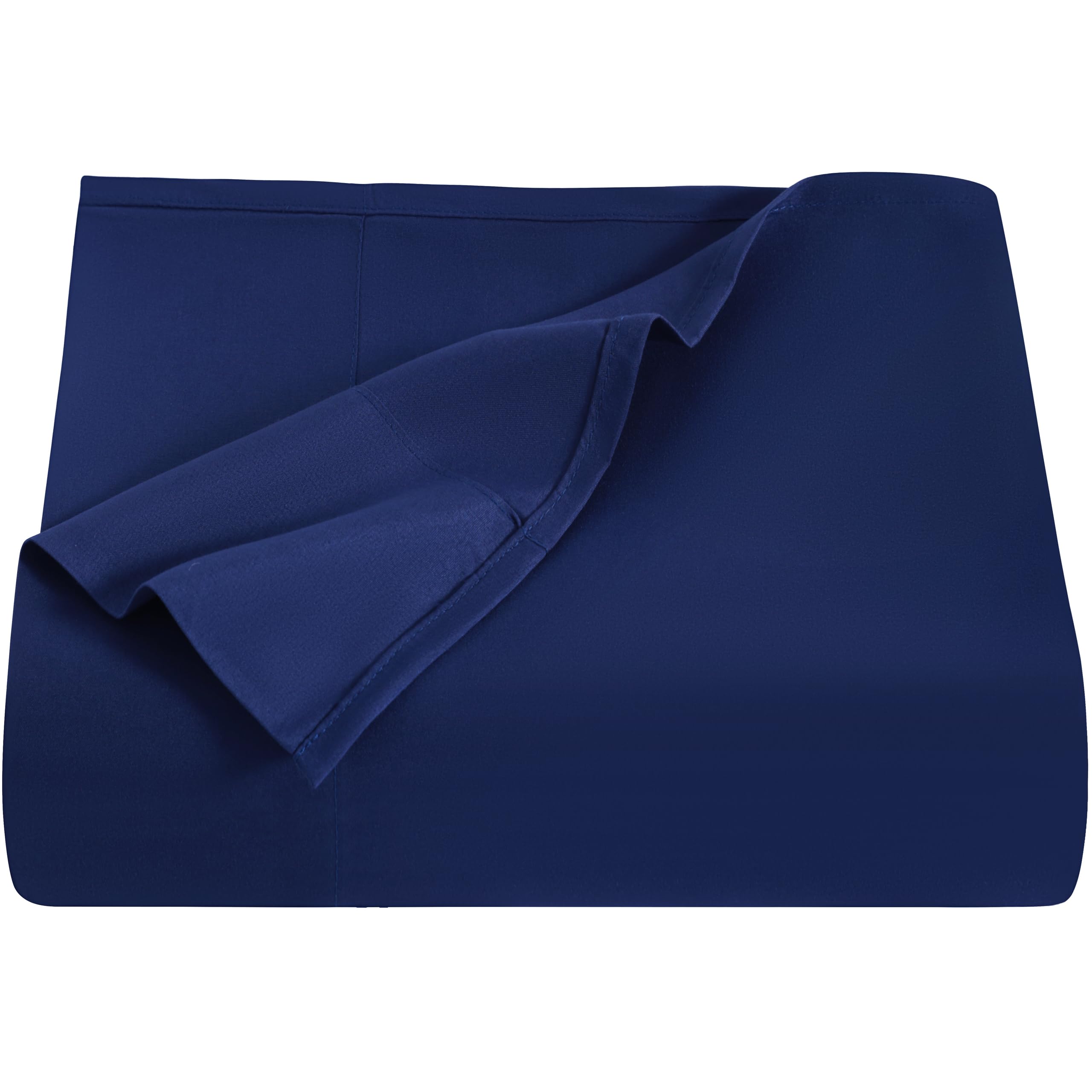 NTBAY Microfiber Bedding Flat Sheet, Ultra Soft and Wrinkle, Fade, Stain Resistant Top Sheet