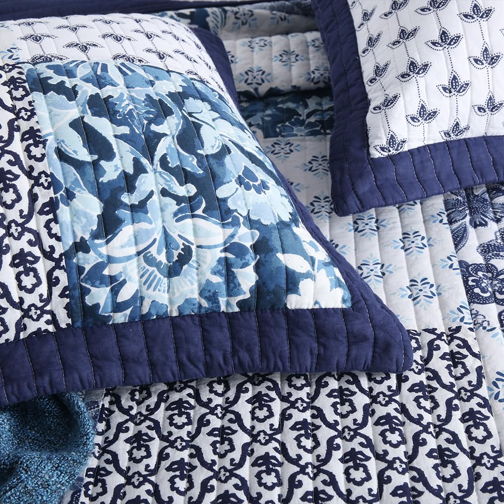 ENASAL Cotton Bedspread Quilt Sets Reversible Bedding Coverlet Sets Comforter