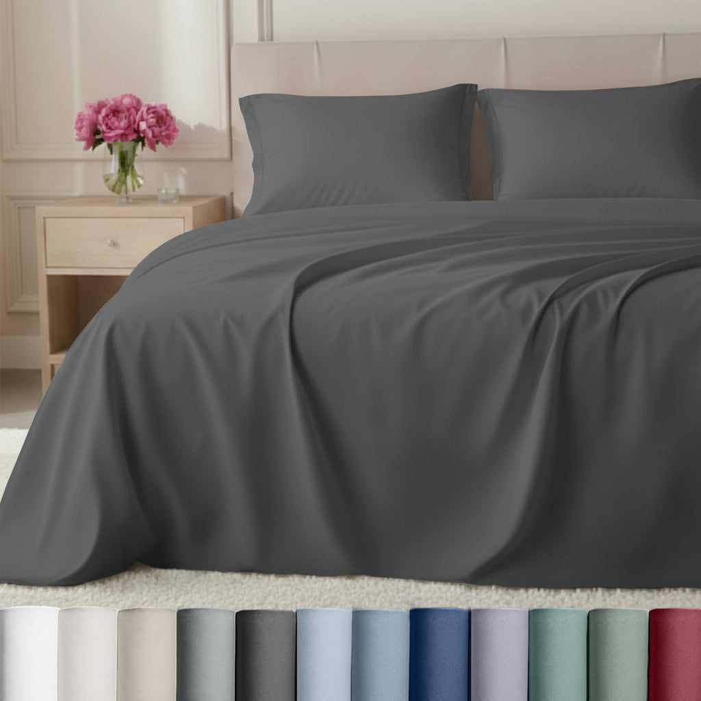 California Design Den Luxury Bed Sheets, Buttery Soft 800 Thread Count, 100% Cotton Sheets, Sateen with Deep Pocket Fitted Sheet