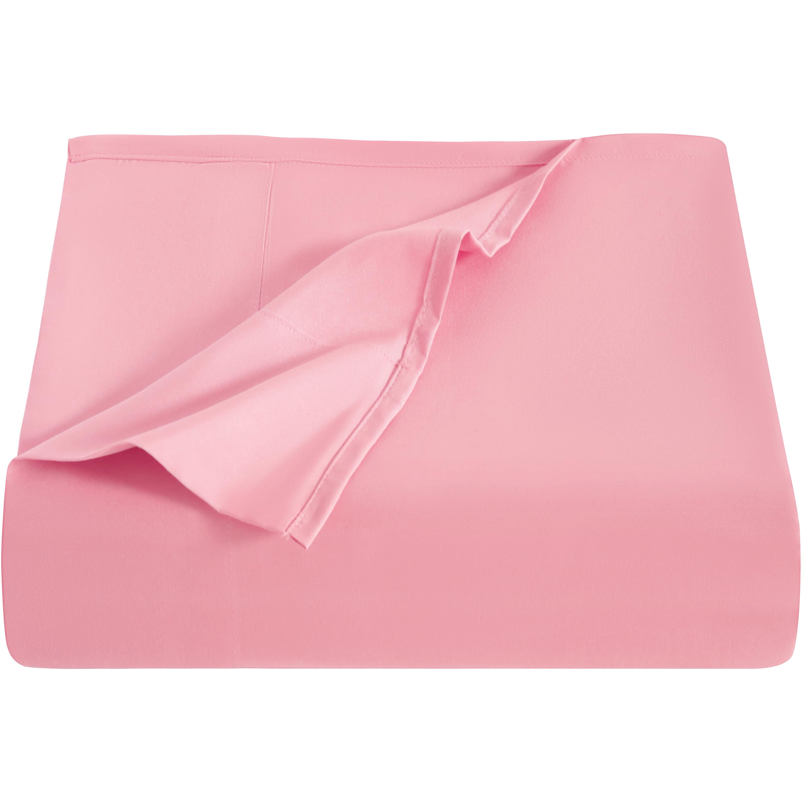 NTBAY Microfiber Bedding Flat Sheet, Ultra Soft and Wrinkle, Fade, Stain Resistant Top Sheet