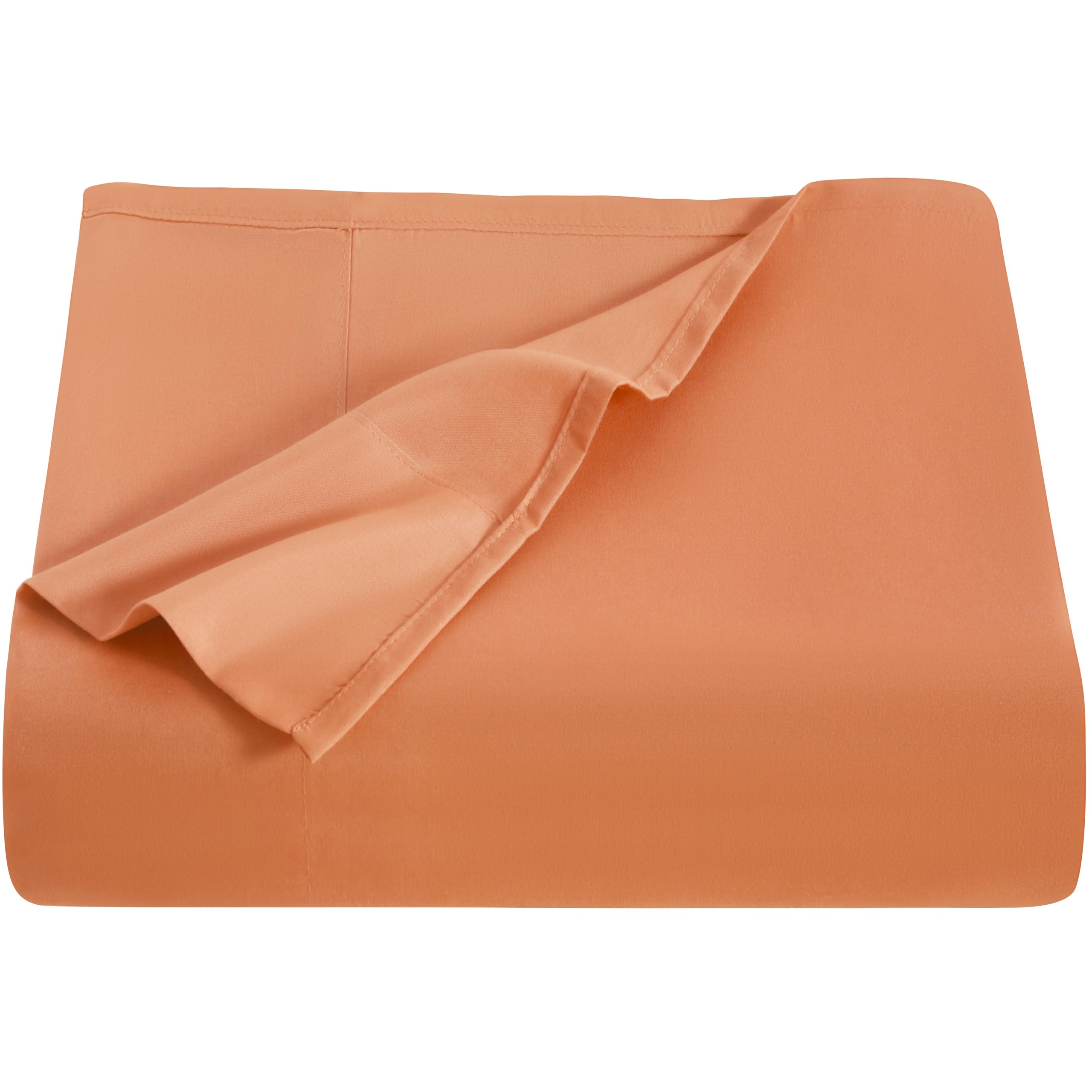 NTBAY Microfiber Bedding Flat Sheet, Ultra Soft and Wrinkle, Fade, Stain Resistant Top Sheet