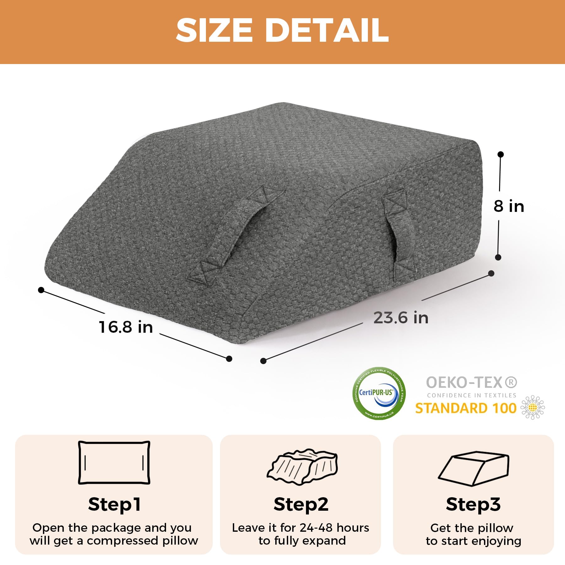 BIEEZZK Leg Elevation Pillow