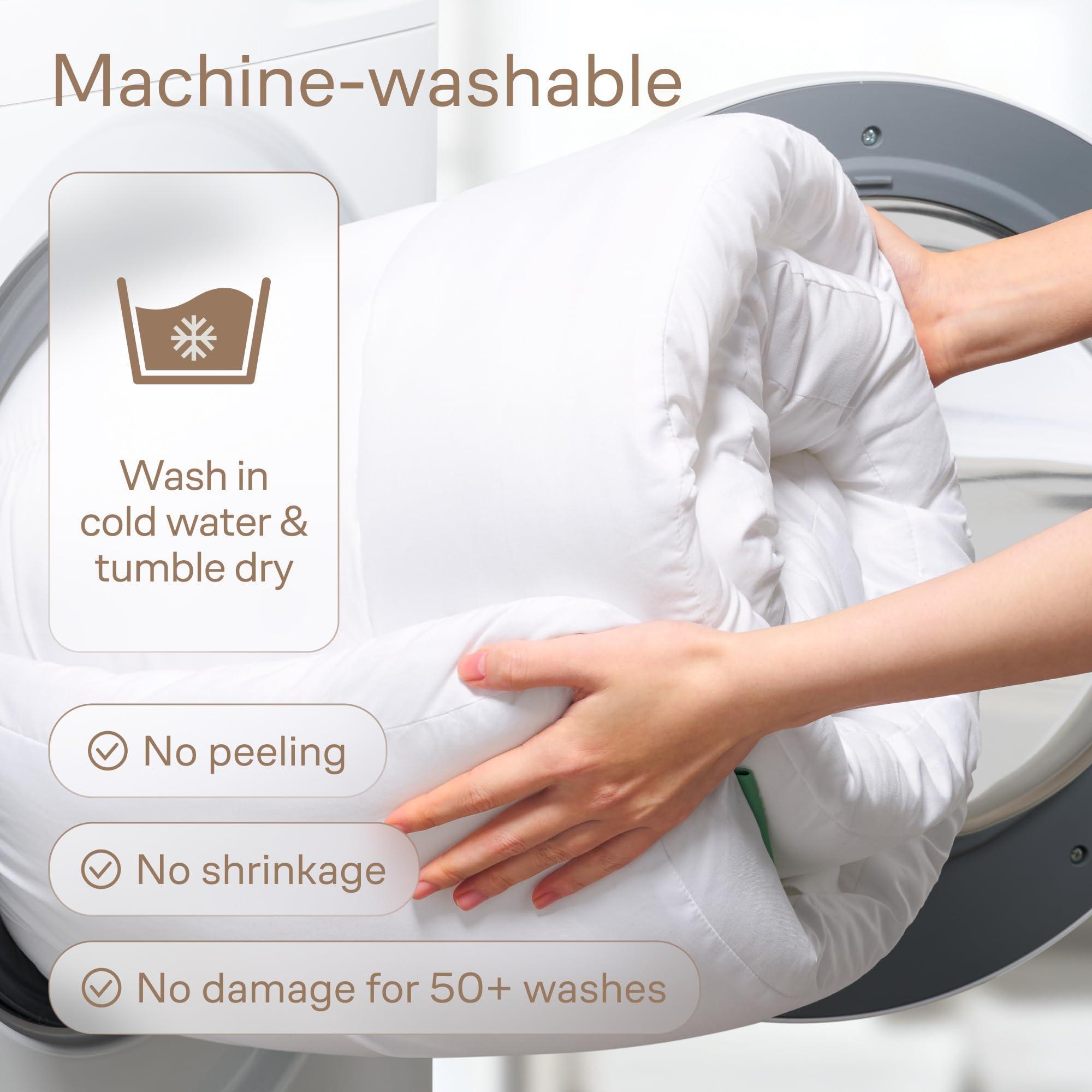 Ultra-Soft Cooling Mattress Topper for Full Back Support