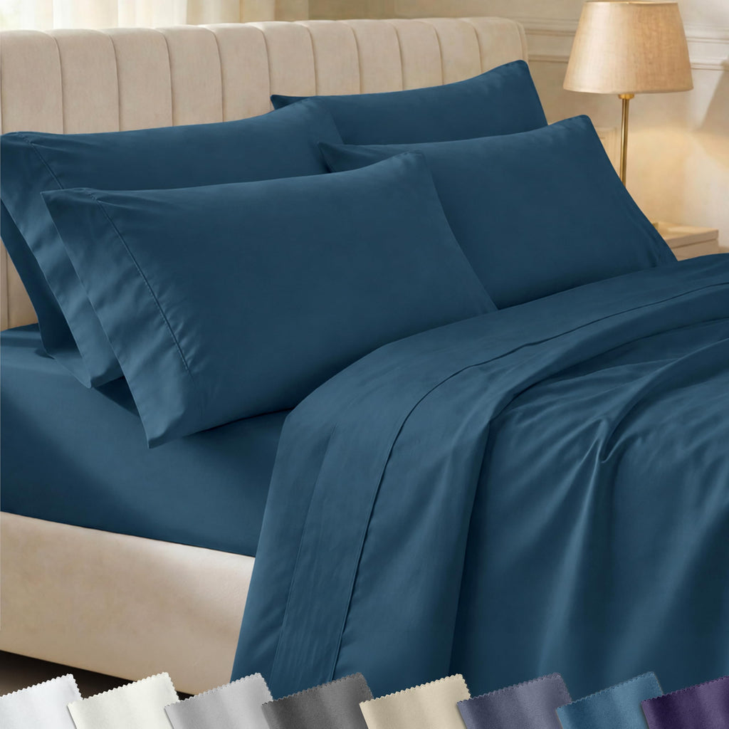 California Design Den 400 TC Sheet Set Pillowcase-and-Sheet-Sets