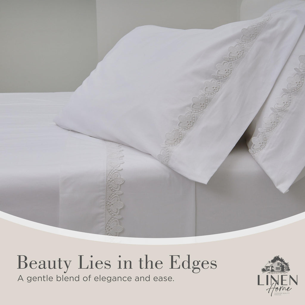 100% Cotton Percale Pillowcases,2 Pieces of Pillow Case, Crisp and Cool Strong Bed Linen