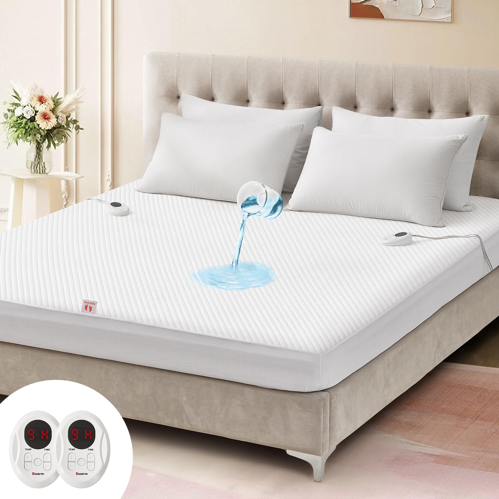 Ultra-Soft Cooling Mattress Topper for Full Back Support