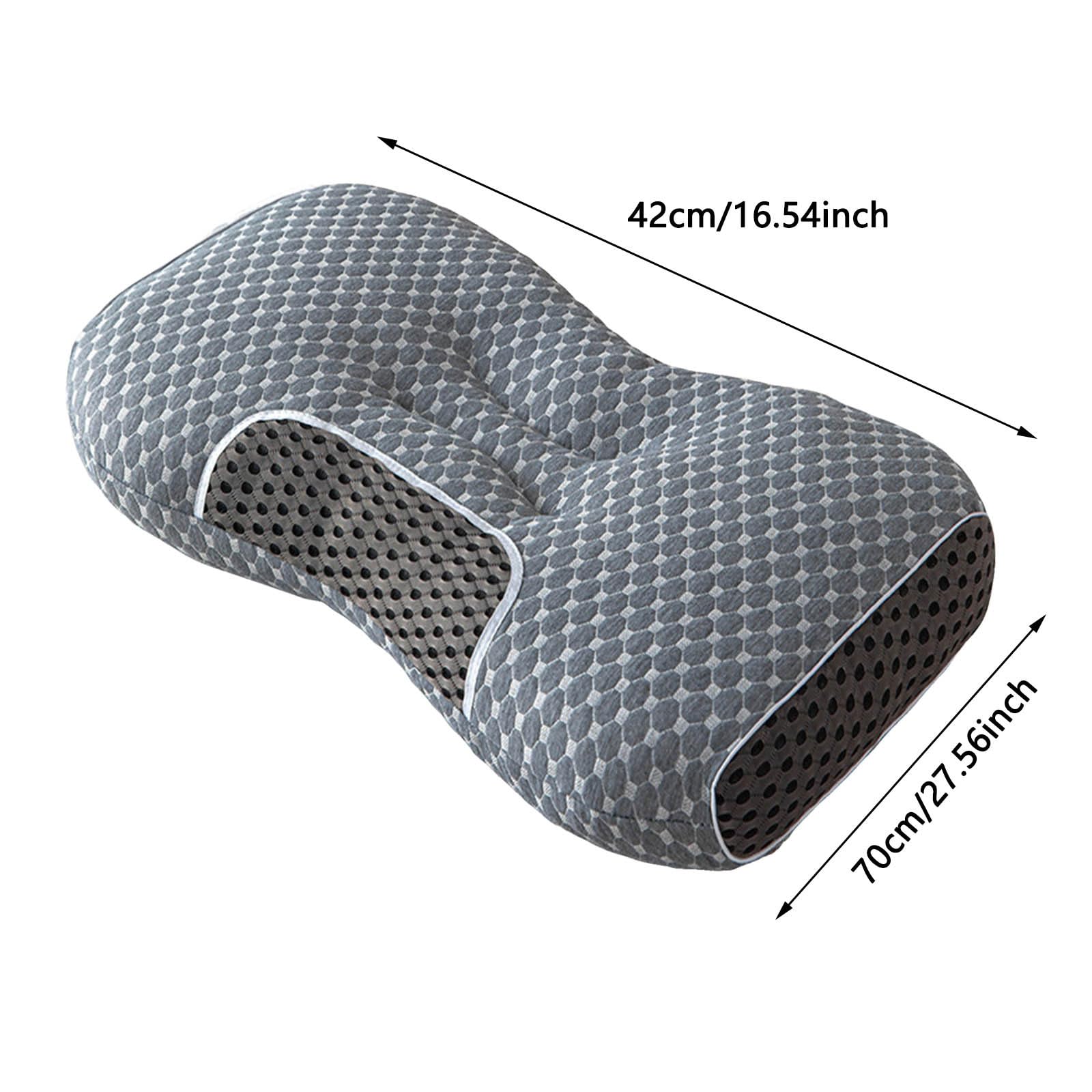 Cervical Neck Pillow, Breathable Soft Memory Foam Ergonomic Pillows for Neck Support,Orthopedic Contour Neck Support Pillows for Sleeping,Bed,Side,Back,Stomach Sleepers,Neck Pain Relief