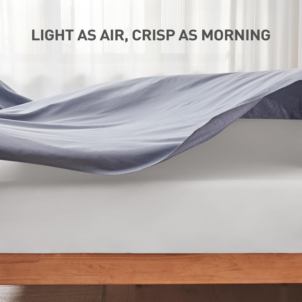 HOMTEC 200TC 100% Cotton Flat Sheet
